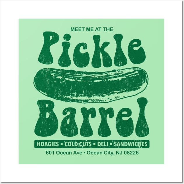 Pickle Barrel Wall Art by mcillustrator